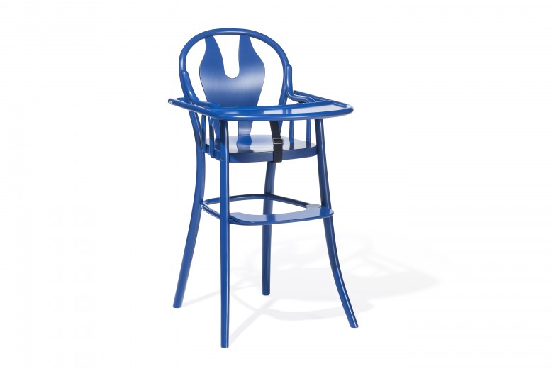 Scaun pentru copii, din lemn de fag Petit 114 Blue, l48xA57xH93 cm