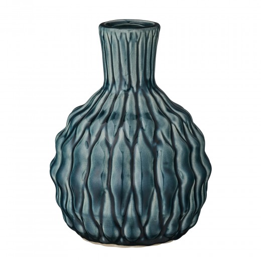 Vaza Verde, Ceramica, Ø12xH16 cm