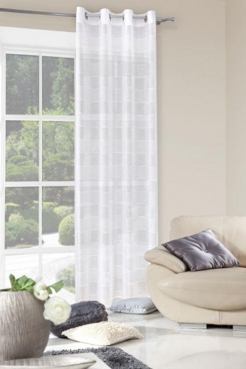 Perdea Elena 140X250 Alb 1 buc 1