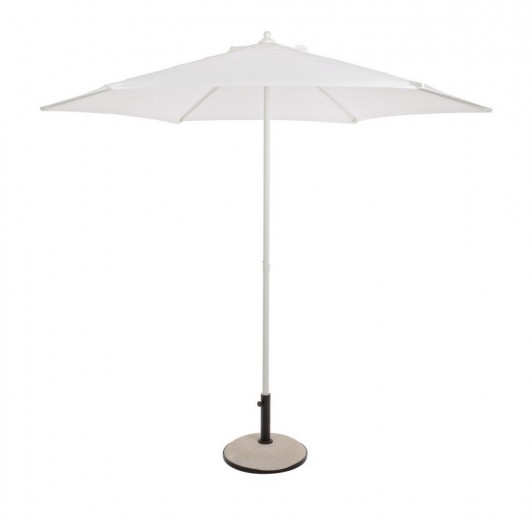 Umbrela de soare, Delfi Alb, Ø270xH240 cm