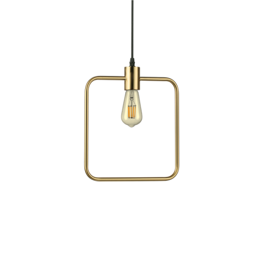 Lustra ABC SP1 Square Antique Brass