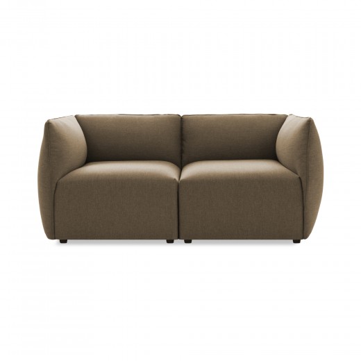 Canapea Fixa 2 locuri Cube Beige