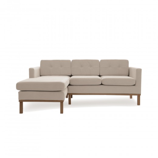 Coltar Fix 3 locuri Jonan Beige/Natural Left