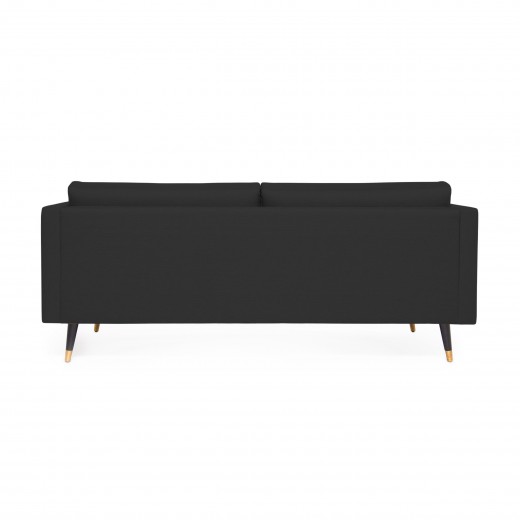 Canapea 2 locuri Meyer Anthracite/Gold