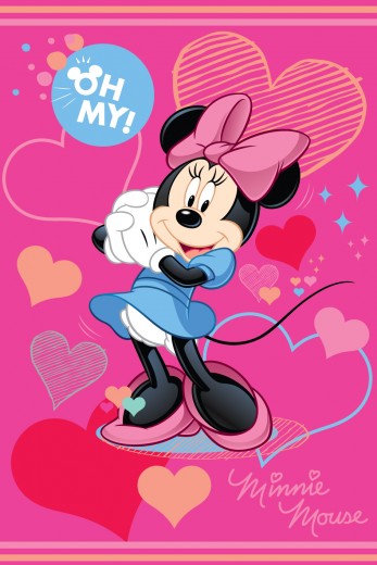 Covor Disney Kids Minnie Hearts 51272, Imprimat Digital