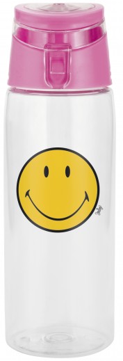 Sticluta pentru copii Smiley Bootle Transparent/Magenta, 750 ml