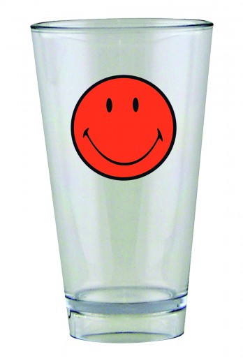 Pahar pentru party Smiley Tumbler Portocaliu/Transparent, 330 ml