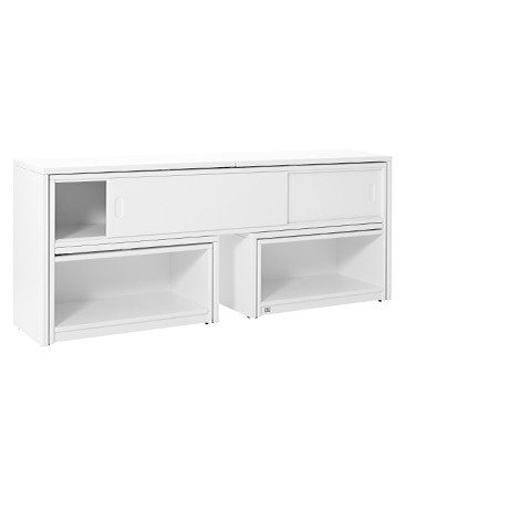 Birou Multifunctional Play & Store, White, L170xl35/120xh72 cm