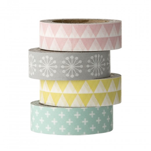 Set 4 benzi decorative Multi-color Paper