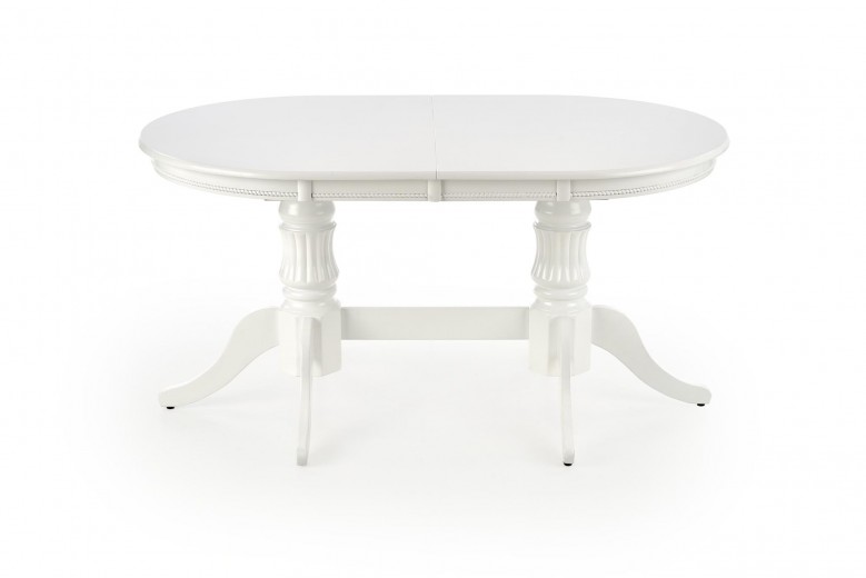 Masa extensibila din lemn si MDF Josette Alb, L150-190xl90xH77 cm