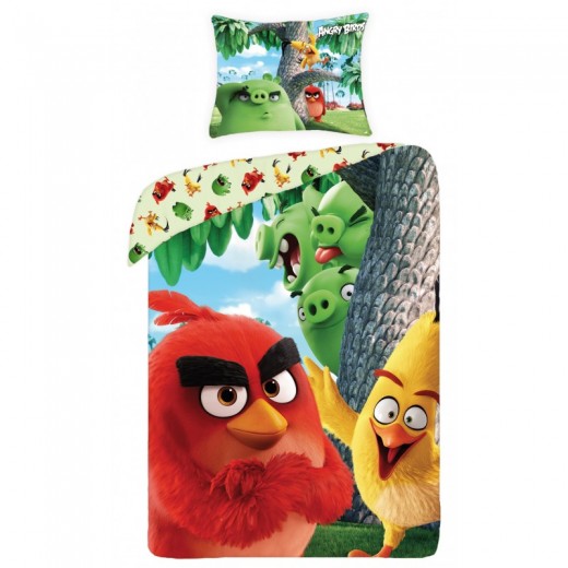 Lenjerie de pat copii Cotton Angry Birds ABM-1166
