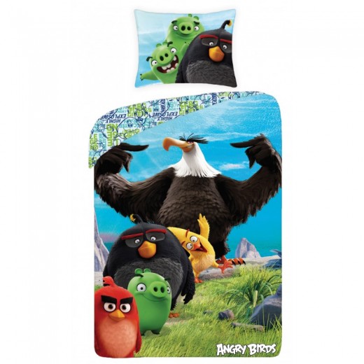 Lenjerie de pat copii Cotton Angry Birds 1174