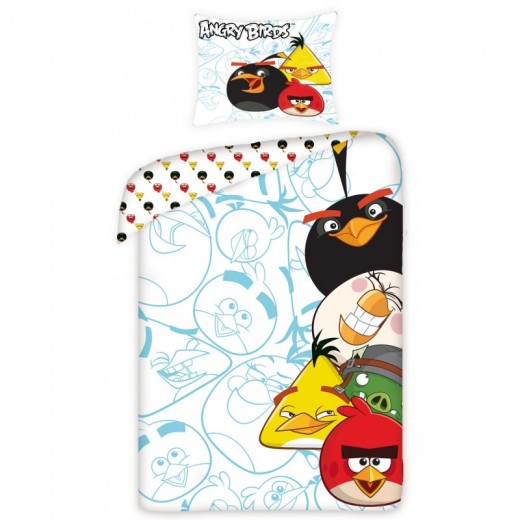 Lenjerie de pat copii Cotton Angry Birds 5002