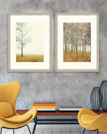 Tablou 2 piese Framed Art Autumn Forest