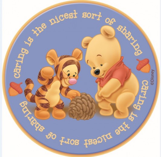 Covor Kids Baby Pooh Blue 407, Imprimat Digital