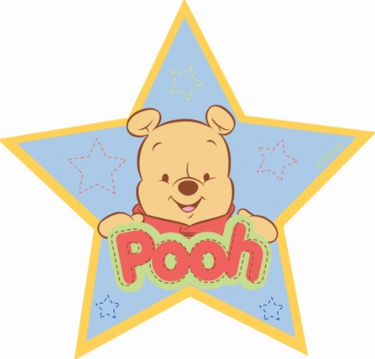 Covor Kids Baby Pooh Steluta 408, Imprimat Digital
