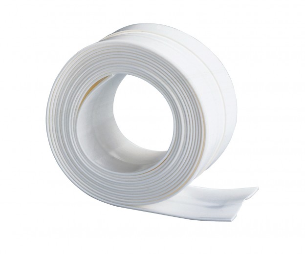 Banda lata adeziva etansare pentru baie, din plastic, Sealing Tape Large Alb, L3,5 M