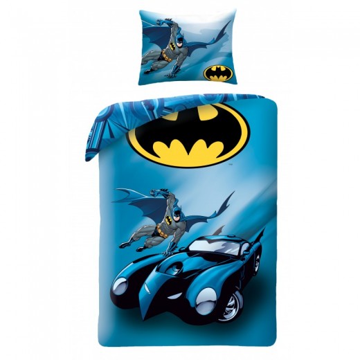 Lenjerie de pat copii Cotton Batman BM-4002BL