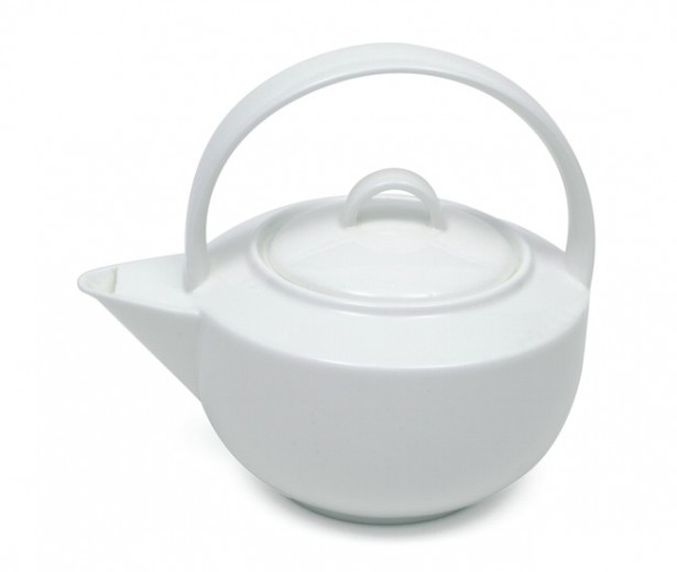 Ceainic Cashmere Teapot Alb, Portelan, 700 ml