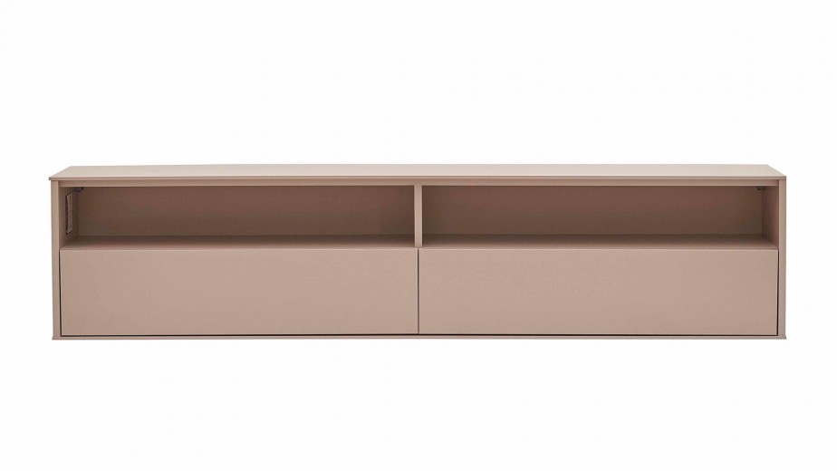 Cabinet suspendat din pal, cu 2 usi, Costa Cappuccino, l180,4xA32,2xH40,2 cm