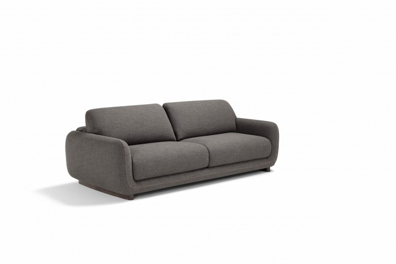 Canapea Extensibila, 3 Locuri, tapitata cu stofa, Spatar Reglabil, Bob 160 Verde Inchis, l233xA110xH82-100 cm