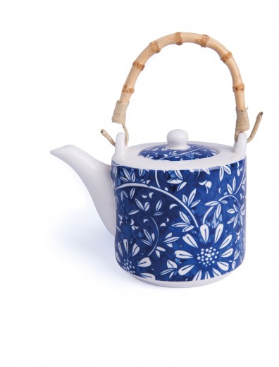 Ceainic din portelan, 550 ml, Ø16xH11 cm, Oriented Bleumarin