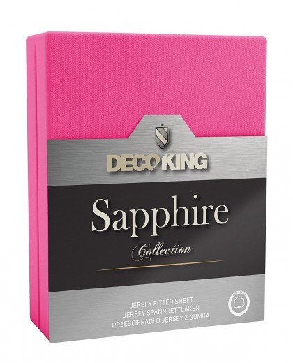 Cearceaf pentru saltea cu elastic Sapphire Pink