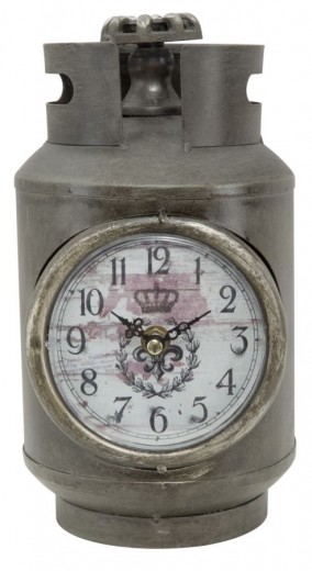 Ceas de masa Bombola Gri inchis, 15 x 26 cm