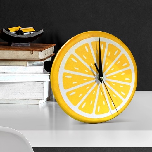 Ceas de birou Lemon, Ø22 cm