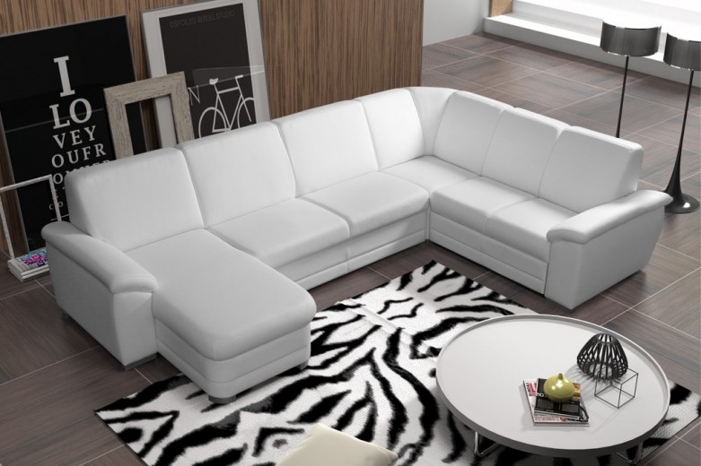Coltar Ballo Large Extensibil cu Arcuri Ondulate si Spuma Poliuretanica, Sezlong pe Stanga, Suprafata de Dormit 250x120 cm, cu Lada si Sertar de Depozitare, l330xA215xH90 cm