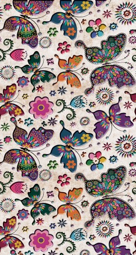 Covor pentru copii Butterfly 2008 Multicolor, 80 x 200 cm
