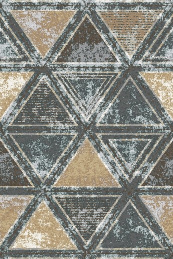 Covor din lana si poliamida Kalme Grafit, Axminster