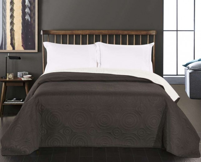 Cuvertura reversibila Anthony Black / White
