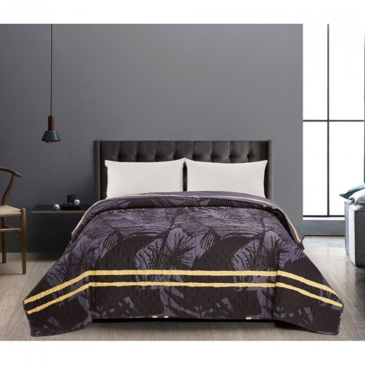 Cuvertura reversibila Tropical Grey / Black