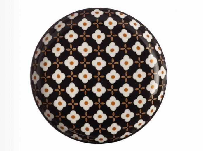 Set 4 farfurii desert Marigold, White Flower, 18,5 cm