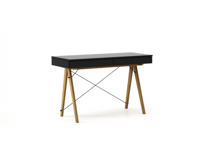 Masa de birou desk Basic Oak Black, L100xl50xh75 cm