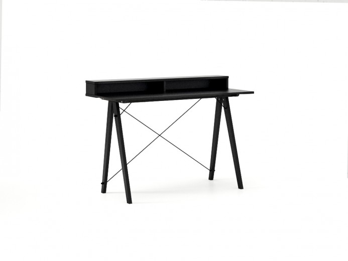 Masa de birou Desk Slim Black II, L120xl50xh85 cm