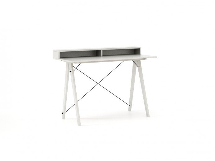 Masa de birou Desk Slim White II, L120xl50xh85 cm