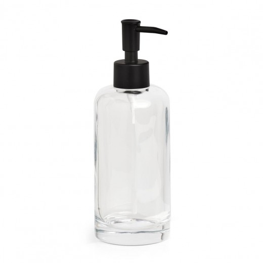 Dozator pentru sapun din sticla, Clear Transparent, Ø6,9xH20,2 cm
