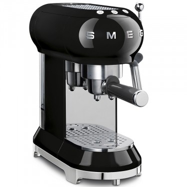 Espressor Cafea ECF01BLEU, Negru, Retro 50, SMEG