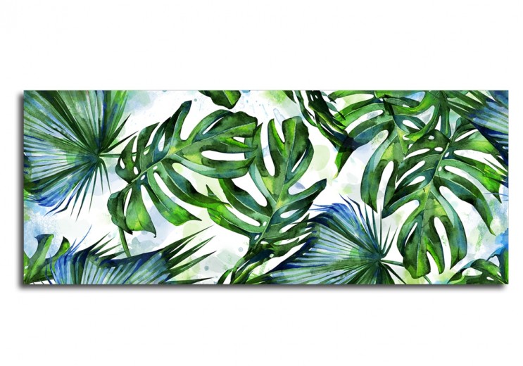 Tablou Canvas Greenery Tropical, 60x150 cm