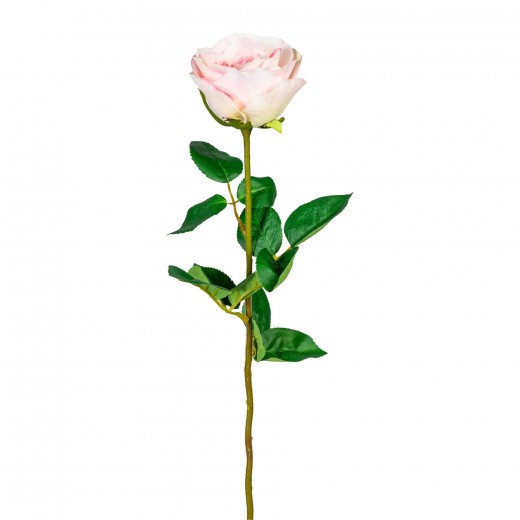 Fir floare artificiala, Garden Rose Roz, H69 cm