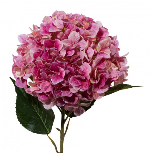 Fir floare artificiala, Hydrangea XXL Roz inchis, H111 cm