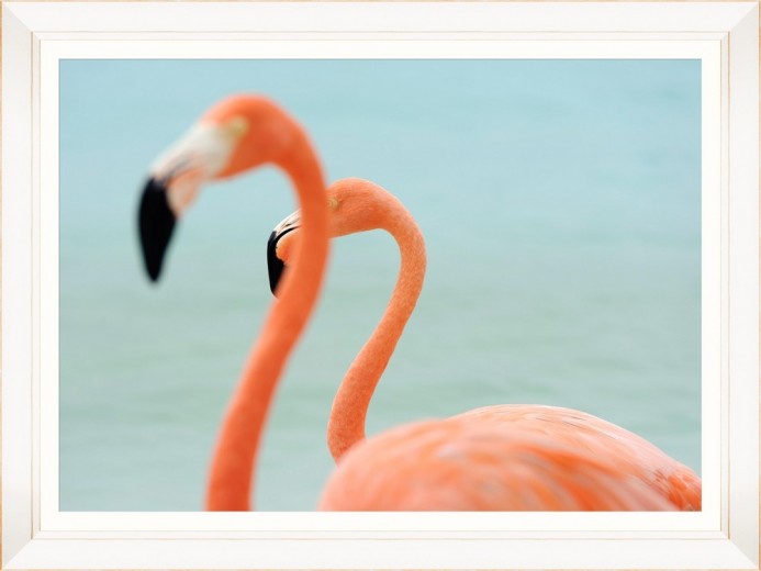 Tablou Framed Art Flamingo Couple