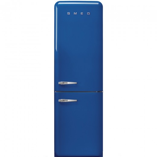 Frigider 2 usi cu deschidere dreapta FAB32RBLN1, Albastru, 60 cm, Retro 50, SMEG