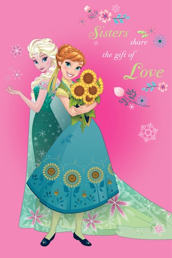 Covor Disney Kids Princess Elsa & Anna 4, Imprimat Digital