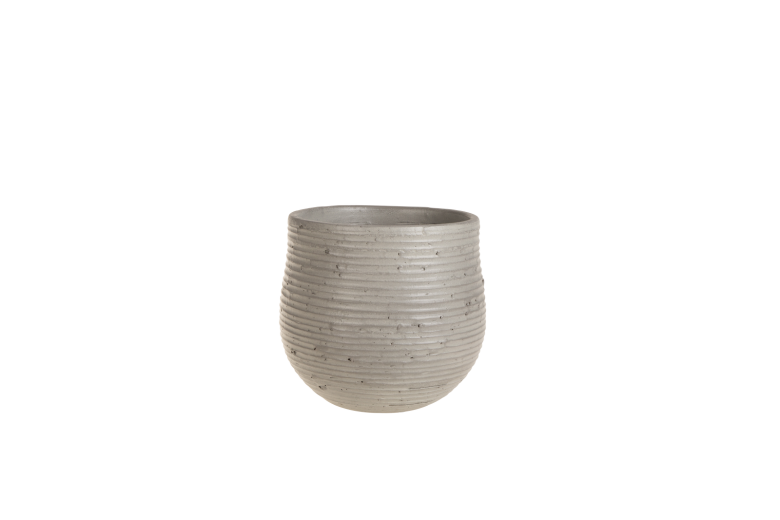 Ghiveci ceramic Atmosphere Light Grey, Ø 18 cm