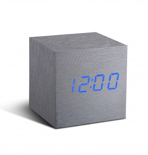 Ceas inteligent Cube Click Clock Aluminium/Blue