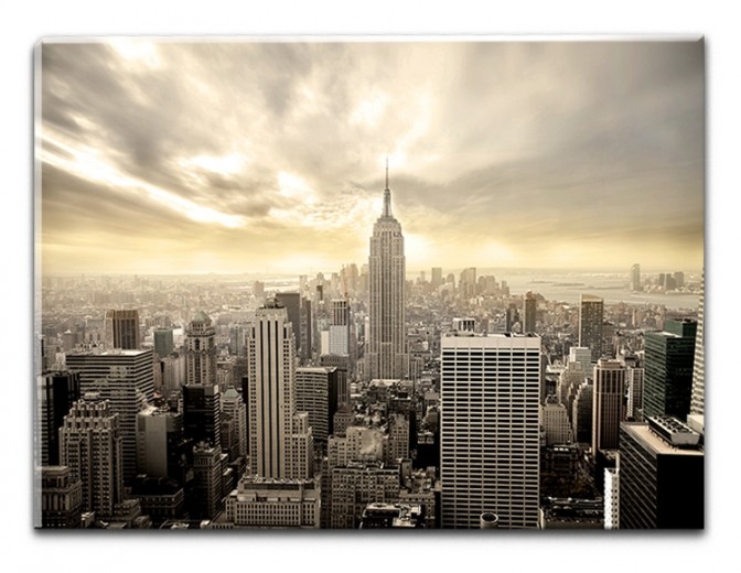 Tablou Sticla Glasspik Manhattan, 70x100 cm