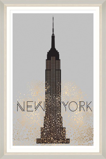 Tablou Framed Art Golden New York